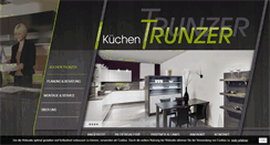 Desktop Screenshot of kuechen-trunzer.de
