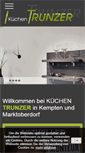 Mobile Screenshot of kuechen-trunzer.de